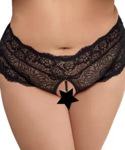 Cottelli Curves Panties With Pearl Chain